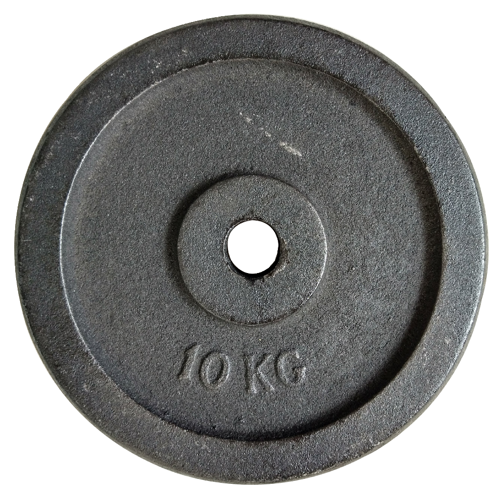 Disco fundición 10 kg - Aerobica Deportes